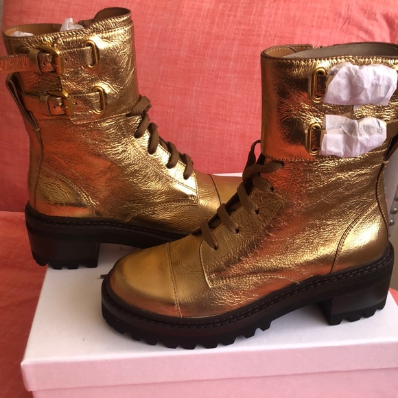 chloe combat boots